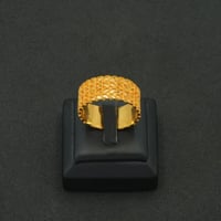 دبلة ذهب عريضة عيار 21 (R6901)