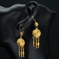 حلق ذهب عيار 21 (E5014) WF