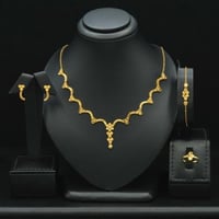 طقم ذهب عيار 21 (S7010)