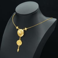 عقد ذهب كرسي جابر عيار 21 (N5489)