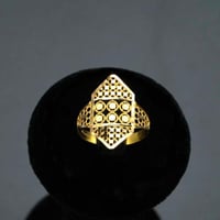 خاتم ذهب عيار 21 (R4624) WF