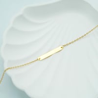 سوارة ذهب بلاك ( قابلة للكتابة ) (B5842)