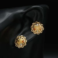 حلق ذهب عيار 21 (E3694) WF