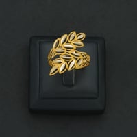 خاتم ذهب نسائي عيار 21 (R6105)