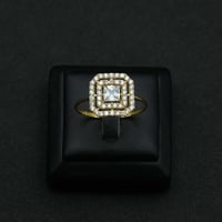 خاتم ذهب تصميم ألماس (R4835)