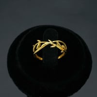 خاتم ذهب نسائي (R4165) WF