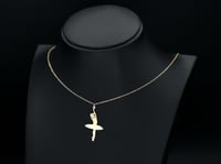 عقد ذهب ناعم راقصة الباليه (N502) WF