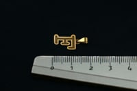 حرف ذهب F عيار 21 (P2298)