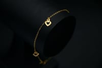 سوارة ذهب عيار 21 (B739) WF