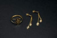 طقم ذهب عيار 21 (S1455)