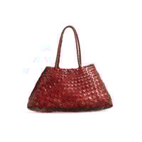 شنطة Luna Luxe – أحمر بوردو – لارج