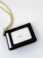 بيوند كارد هولدر مع سلسلة- اسود