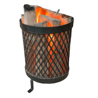 موقد فحم متنقل اسطواني