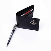 بكك محفظة وميدالية جلد شخصية