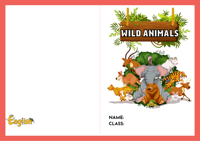 مطوية الحيوانات wild animals - انجليزي ثاني ابتدائ...