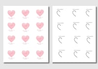 بطاقات ختم المنهج – “أكملي القلب بمشاعرك”