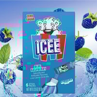 ايسي بطعم التوت الأزرق الآن في مشروب بودرة فوري خا...