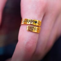 خاتم بالاسم والتأريج حسب الطلب