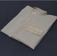 دقلة ولادي مطرز قماش لنن خفيف