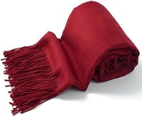 شال احمر ميكاسا نسائي فاخر