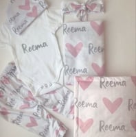 بكج مكون من 5 قطع بطانيه مهاد وقبعه وبربتوز وبنطلو...