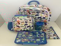 طقم العوده للمدارس ٨ منتجات (شنطه مدرسه - شنطه لنش...