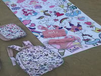 طقم سباحه شنطه وفوطه