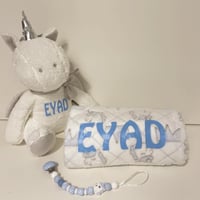 بكج هديه من بطانيه وفوطه ودميه