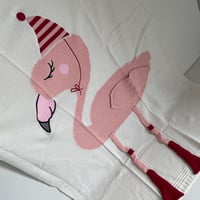 بطانيه فلامينغو حياكه يدويه