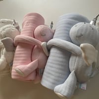 بكج بطانيه مع دميه الينكورن