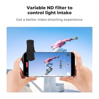 K&F 52mm Clip-on ND2-400 Phone Camera Lens Filter...