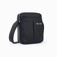 شنطة كتف مصنوعة من القماش بتصميم طولي