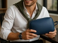 حقيبة يد رجالية من بريدوت أنيقة ومتينة متعددة الأس...