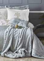 طقم مفارش عرائس كينج سايز Mihrimah أزرق