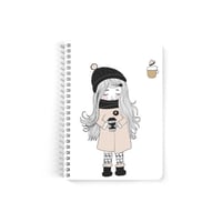 دفتر سلك A5 ورق مسطر 60 ورقة