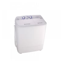 غسالة يونكس 5 كيلو حوضين - ابيض - OMR50M