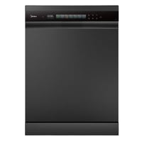 غسالة صحون ميديا 15 مكان 9 برامج , اسود - WQP15WU7...