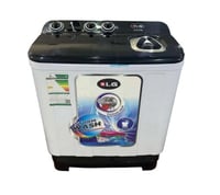 غسالة حوضين كى ال جى 13 كيلو , اسود - TT15B