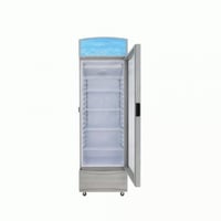 ثلاجة عرض بان كول باب واحد زجاج , 350 لتر - XLS-35...