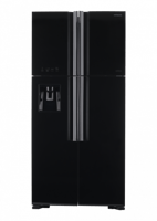 ثلاجة دولابي هيتاشي ، أربع أبواب، 19.1 قدم، جلاس ب...