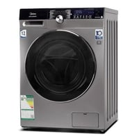 غسالة ميديا فتحة أمامي 12 كيلو واي فاي سلفر 80% -...