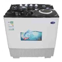 غسالة يونكس 14 كيلو حوضين - ابيض - OMR140M