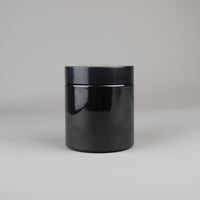 برطمان اسطواني اسود كامل 630 مل * 96@