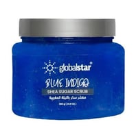 مقشر السكر للوجه والجسم بالشيا والنيلة الزرقاء من...