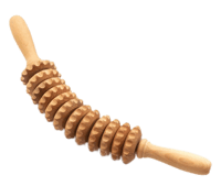 عصا مساج من الخشب الطبيعي متعدد الاستخدامات قطعه و...