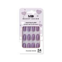 اظافر لاصقة لامعة باليسيد اوركيد NG09 من إم دي