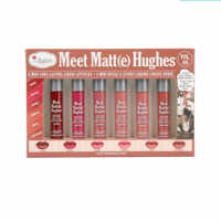 مجموعة 6 ميني احمر شفاه سائل ميت مات هيوز