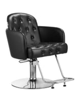كرسي صالون نسائي جلد أسود