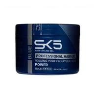 جل تصفيف الشعر لتثبيت قوي SK5 أزرق 500مل