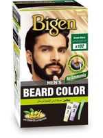 بيجين صبغة شعر اللحية للرجال أسود مائل إلى البني B...